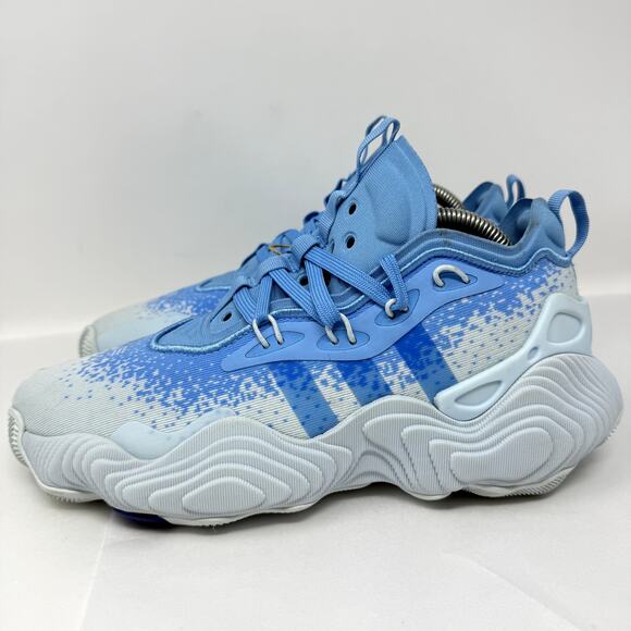 Adidas Trae Young 3 Basketball Sneakers Shoes Youth Men 6.5 Blue IE7880 Athletic
